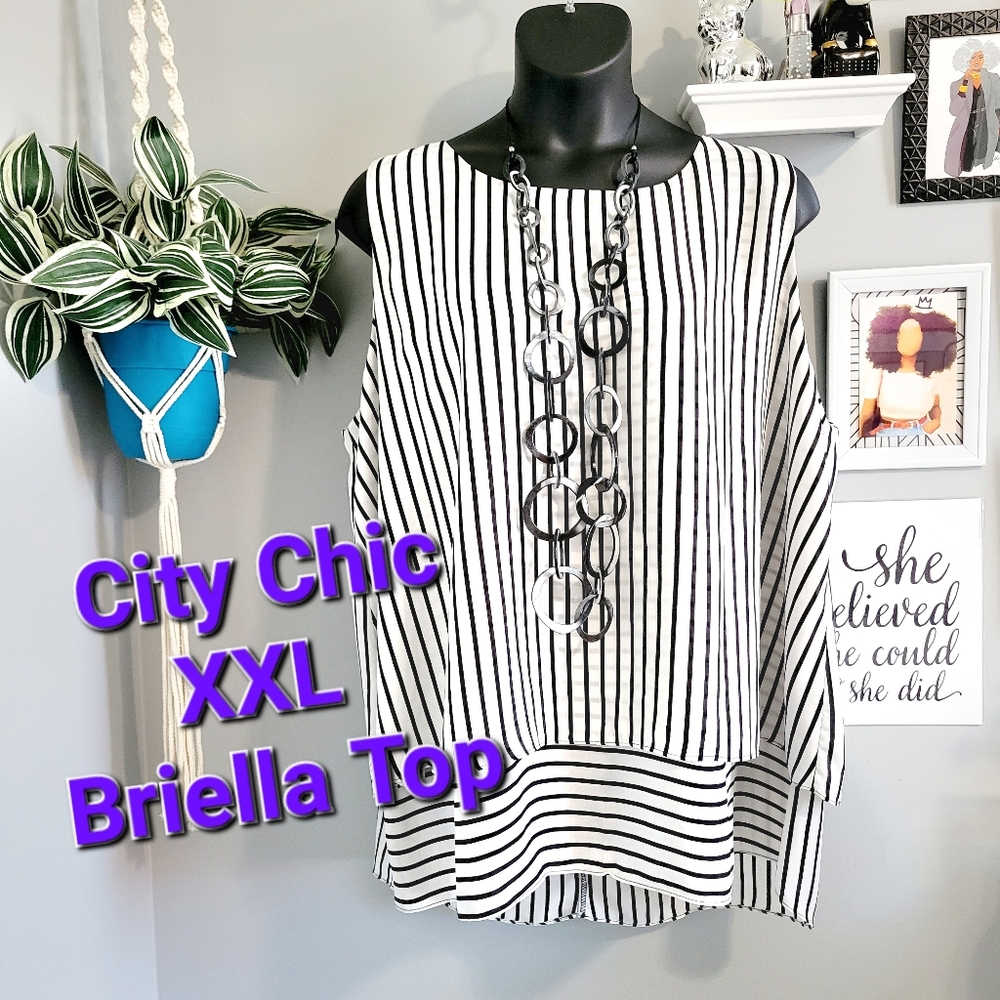 City Chic XXL (24W) Briella Blouse